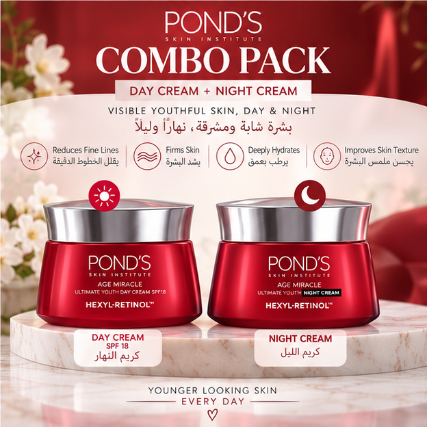 POND'S Age Miracle Day & Night Cream Set – 45 g x 2