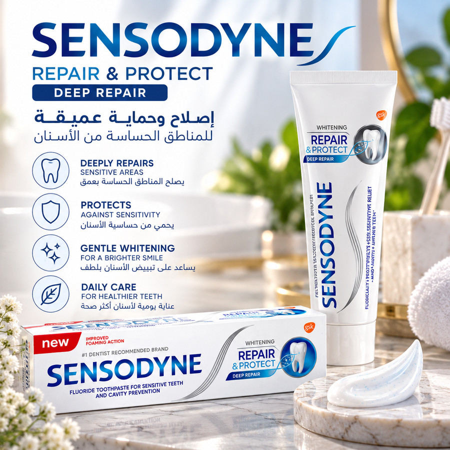 Sensodyne Repair & Protect Whitening – 95 g × 2