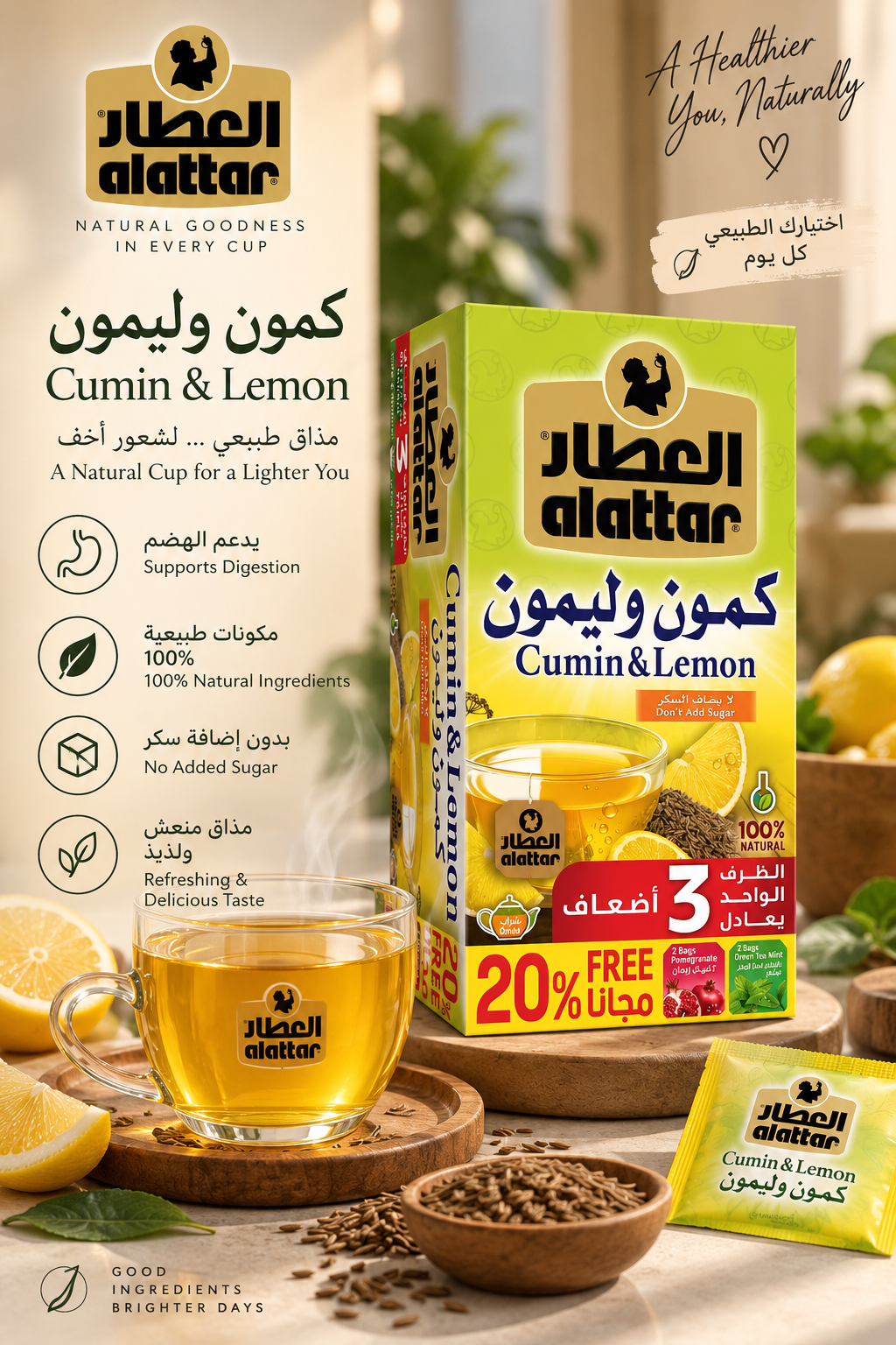 Alattar Cumin & Lemon Herbal Tea - Picks by Aisha