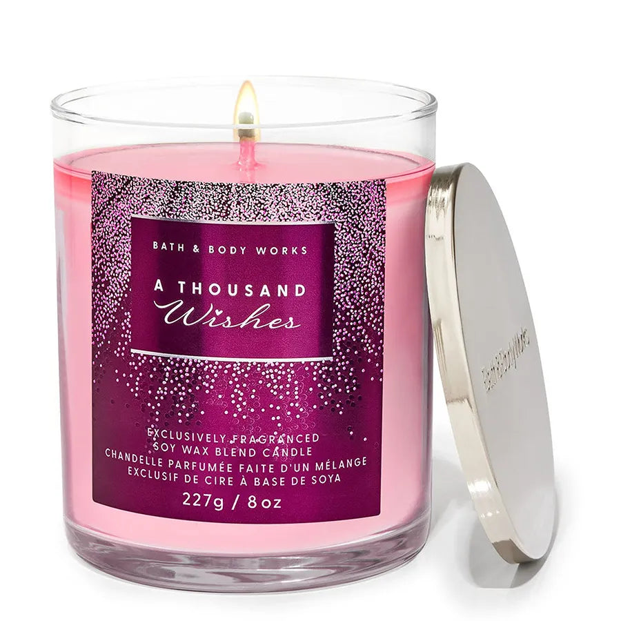 Bath and Body Works A Thousand Wishes Single Wick Candle