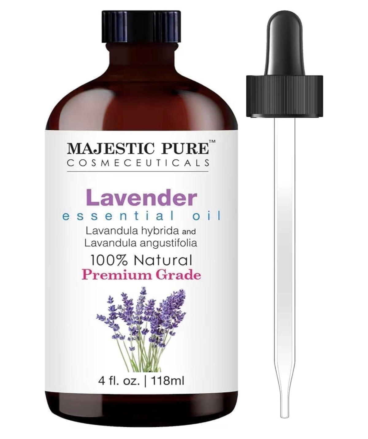 Majestic Pure Lavender Essential Oil – 118 ml