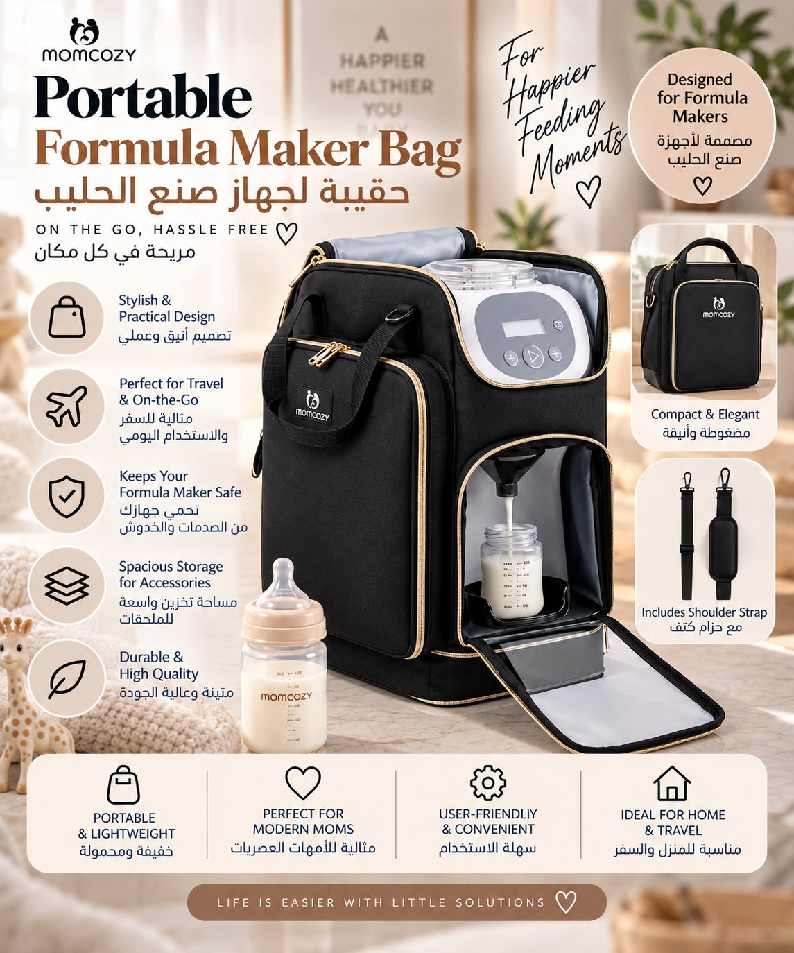 Momcozy Portable Formula Maker Bag