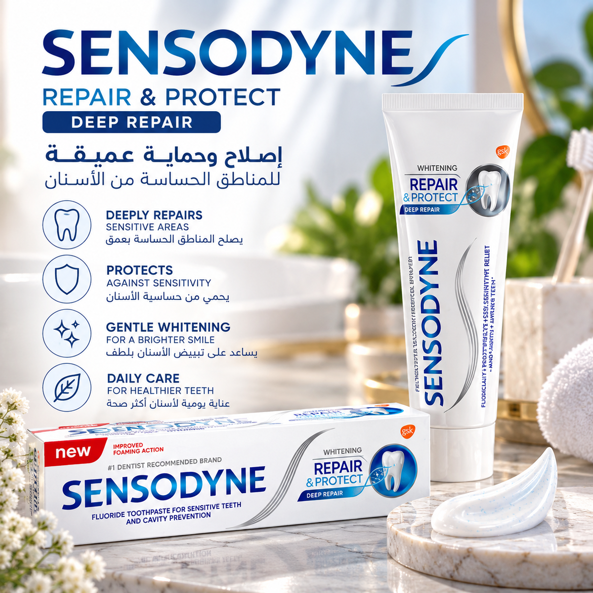 Sensodyne Repair & Protect Whitening 95 g x 2